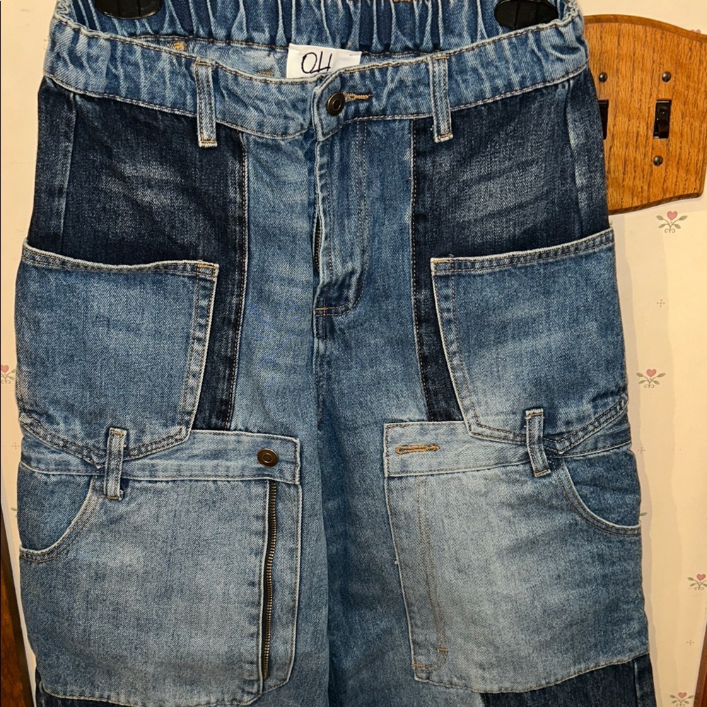 Oli & Hali Blue Straight Leg Jeans - Picture 2 of 8